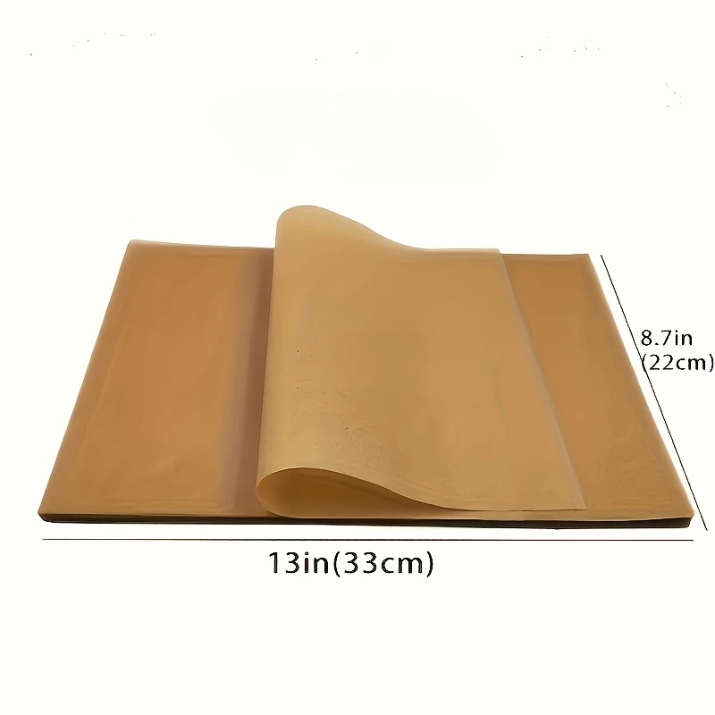 50/200pcs Parchment Paper Baking Sheets Set, Pre-Cut Non-Stick for Oven, Air Fryer, Pan, Half Size Cooking & Baking Cooking Tool