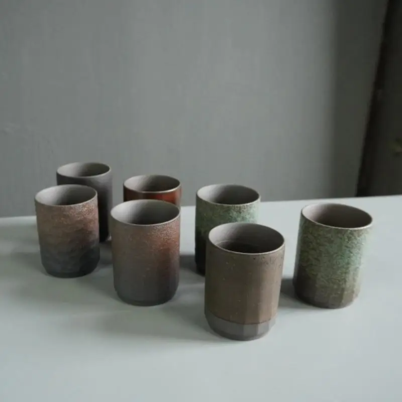 L9BE Artisanal Crafted Straight Wall Ceramic Cup 220ml Capacity For Concentrated Brews