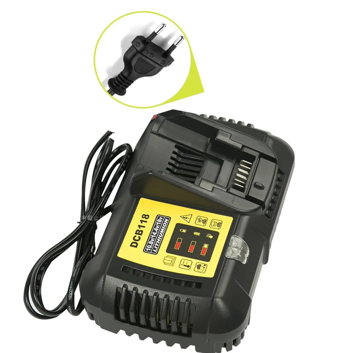 4.5A fast battery charger DCB118 for Dewalt Li-ion Battery 14.4V 18V 20V DCB180 DCB181 DCB200 DCB203 DCB205 DCB115 DCB105 DCB140