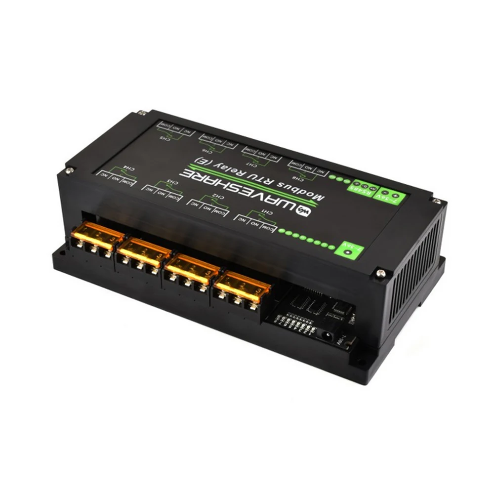 Hot Industrial Modbus RTU 8-ch Relay Module (E) With RS485 Interface 30A High Current Multi Isolation Protection Circuits