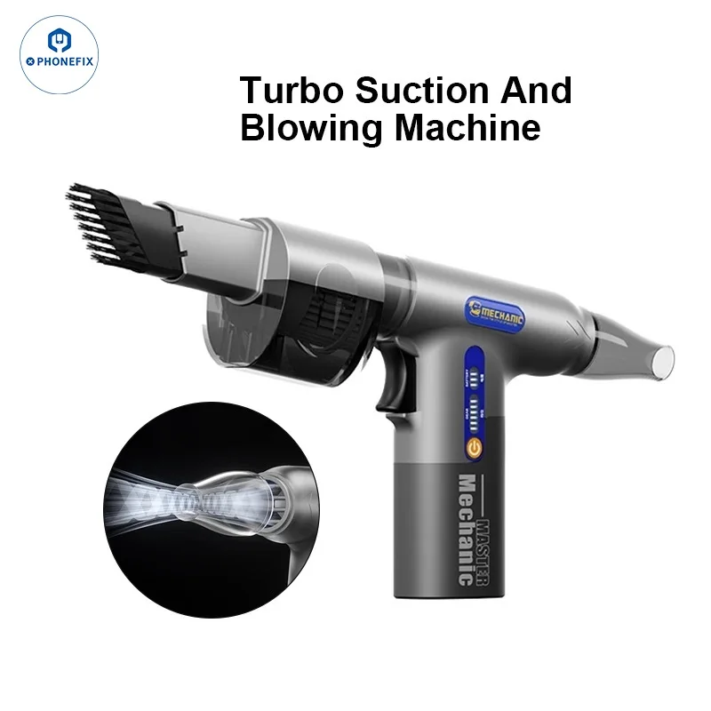 

MECHANIC DB10 Turbo Suction Blowing Integrated Machine Turbo Fan Handheld Air Blower Dust Removal Mobile Phone Cleaning Tool