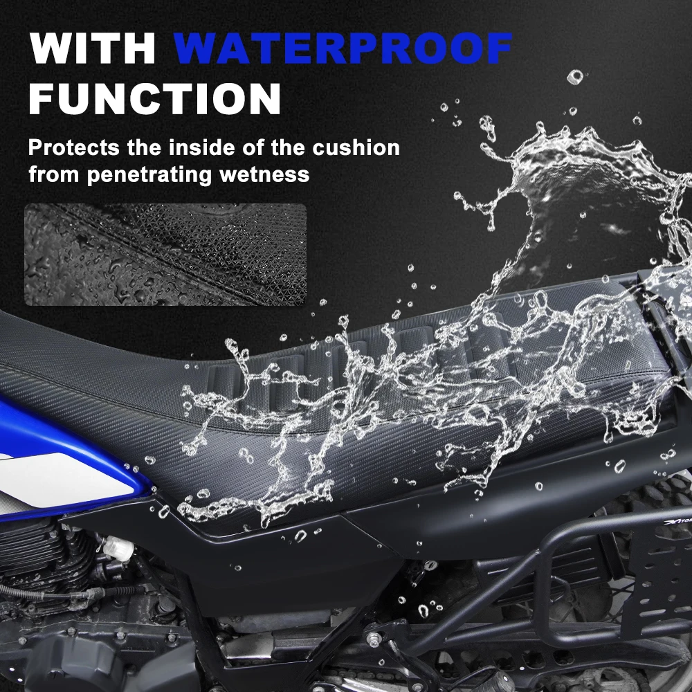 Seat Saddle Cushion Cover Protector Off Road Fit For Yamaha TW200 1987-2024 TW 200 Motorcycle Seat Cover PVC Leather Waterproof