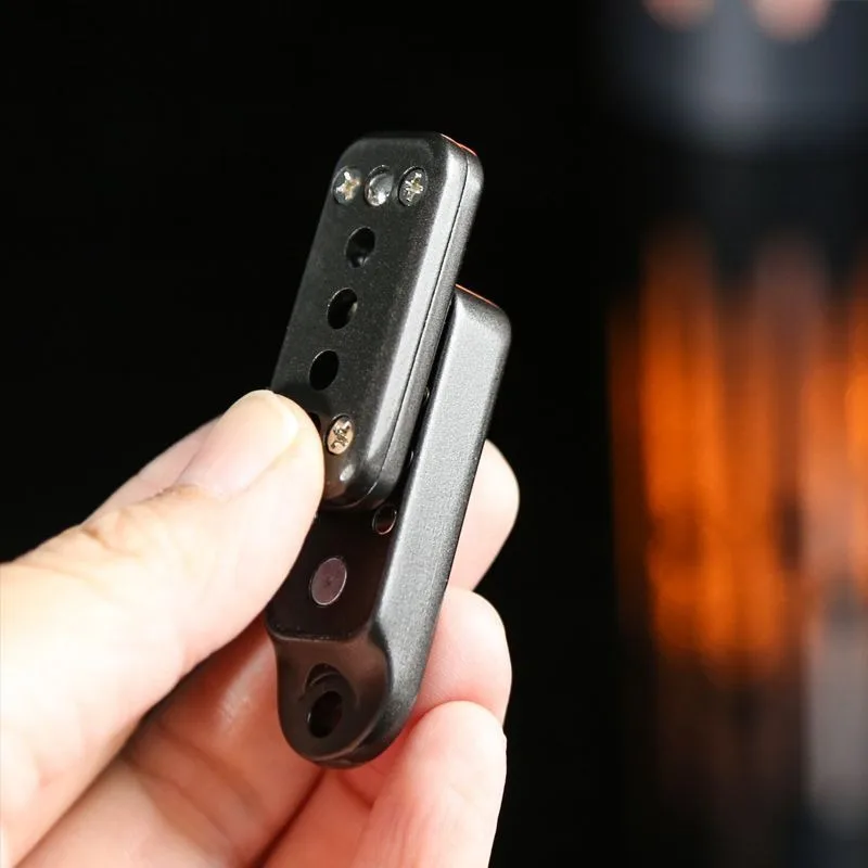 Infinite Position EDC Fidget Slider Metal Magnetic Push Card Stress Relief Toy for Adults Portable Haptic Fidget Gadget Desk Toy