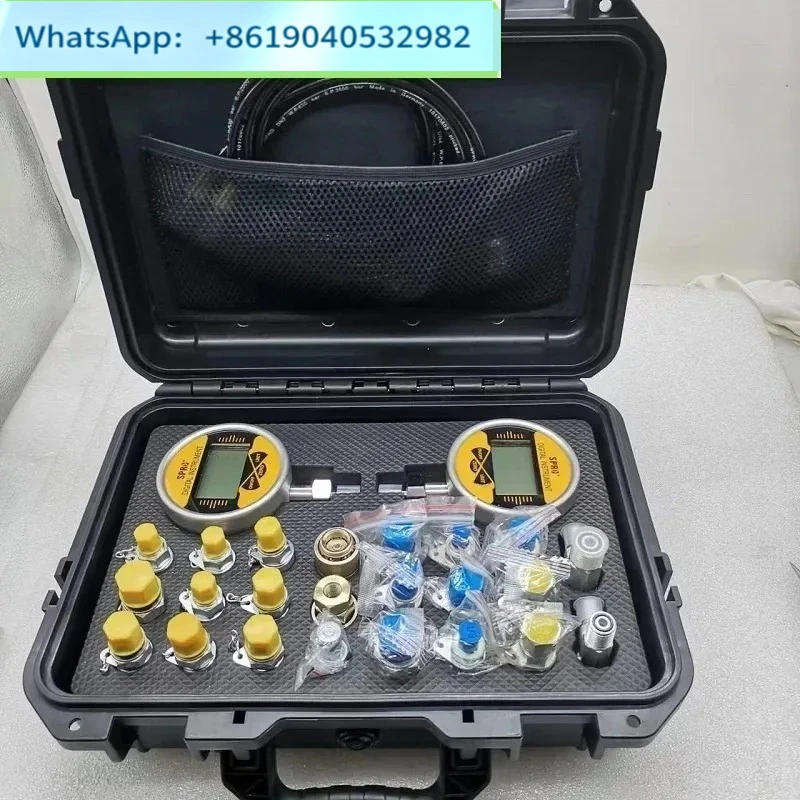 Gauges Universal Hydraulic Pressure Gauge Digital Test Kit 1 Piece Provided Machinery Repair Shops 3 Months