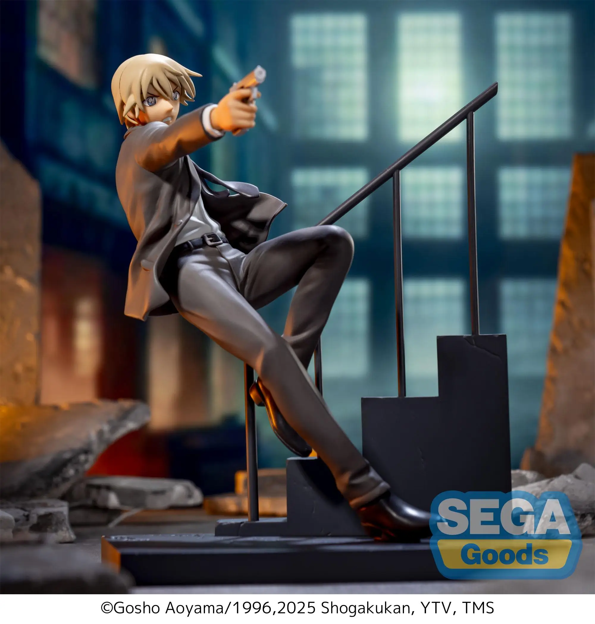 Asli Sega Luminasta Detektif Conan Rei Furuya Anime Action Figure PVC Mainan Model Gambar Kolektor Figurine