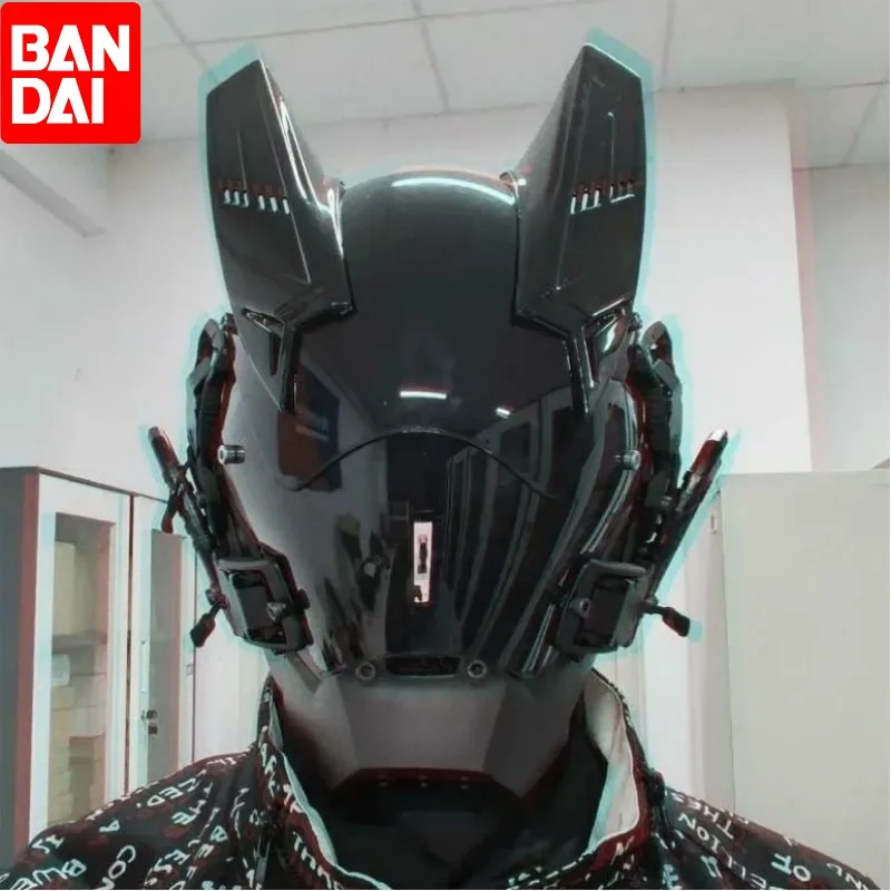 

Hot Mask Helmet Techwear Cosplay Bluetooth With Dynamic Led Samurai Mask Customizable Patterns Halloween Screen Party Mask