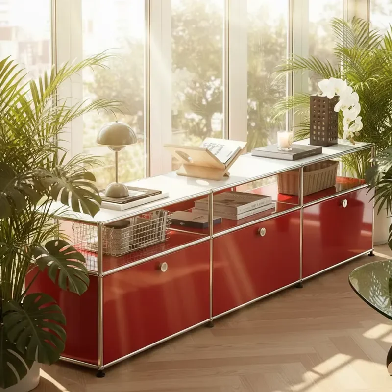 Kd Structure Space Saving Ce Certified Material Industrial Chic Low Moq 1 Piece Office Workstation for Modular Storage Unit