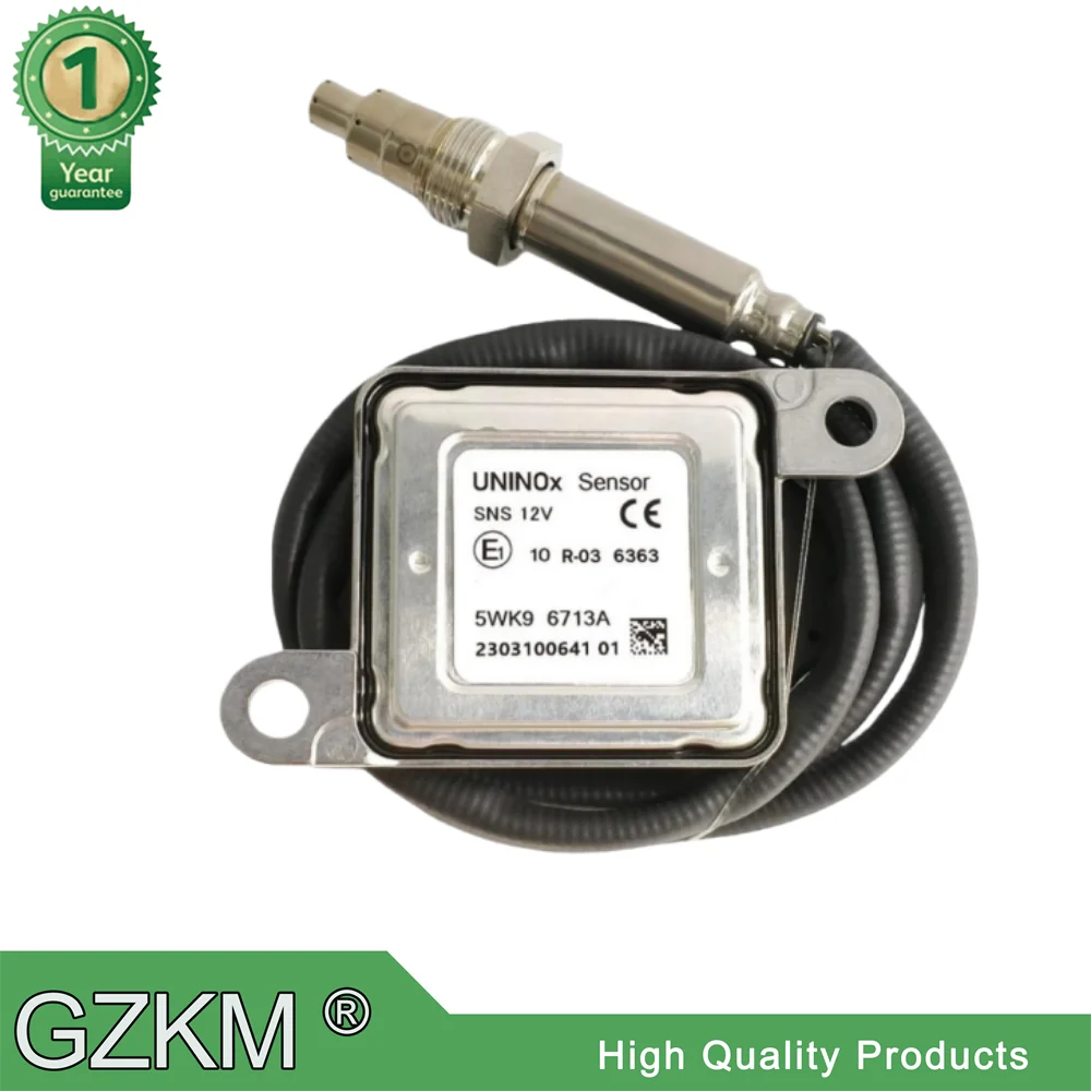 

5WK96713A 12V 5Pins NOX Sensor For DAF Trucks Cummins Engine