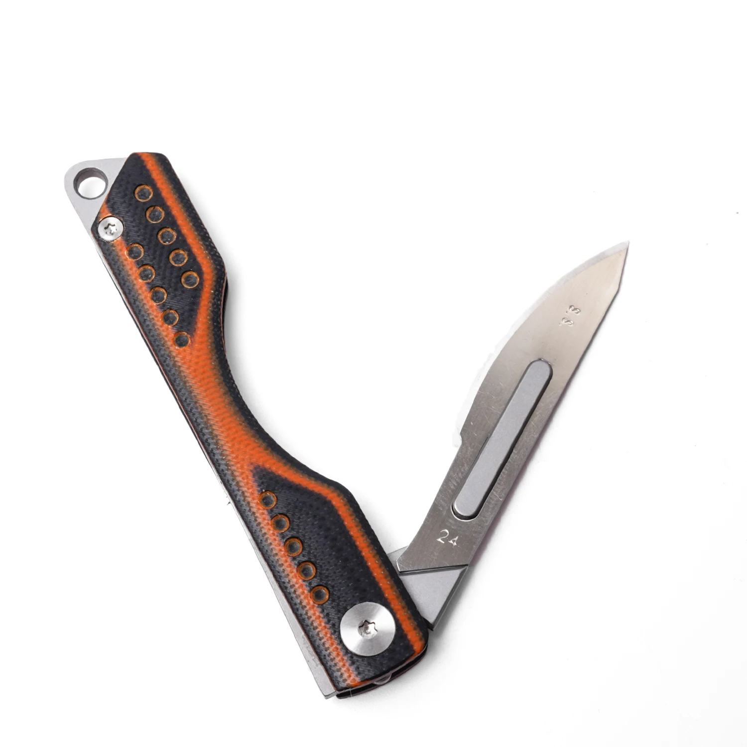 Folding Knife G10 Handle Stainless Steel Blade Manual Cutting Tool Small Practical Knife Multifunctional Outdoor EDC Tool