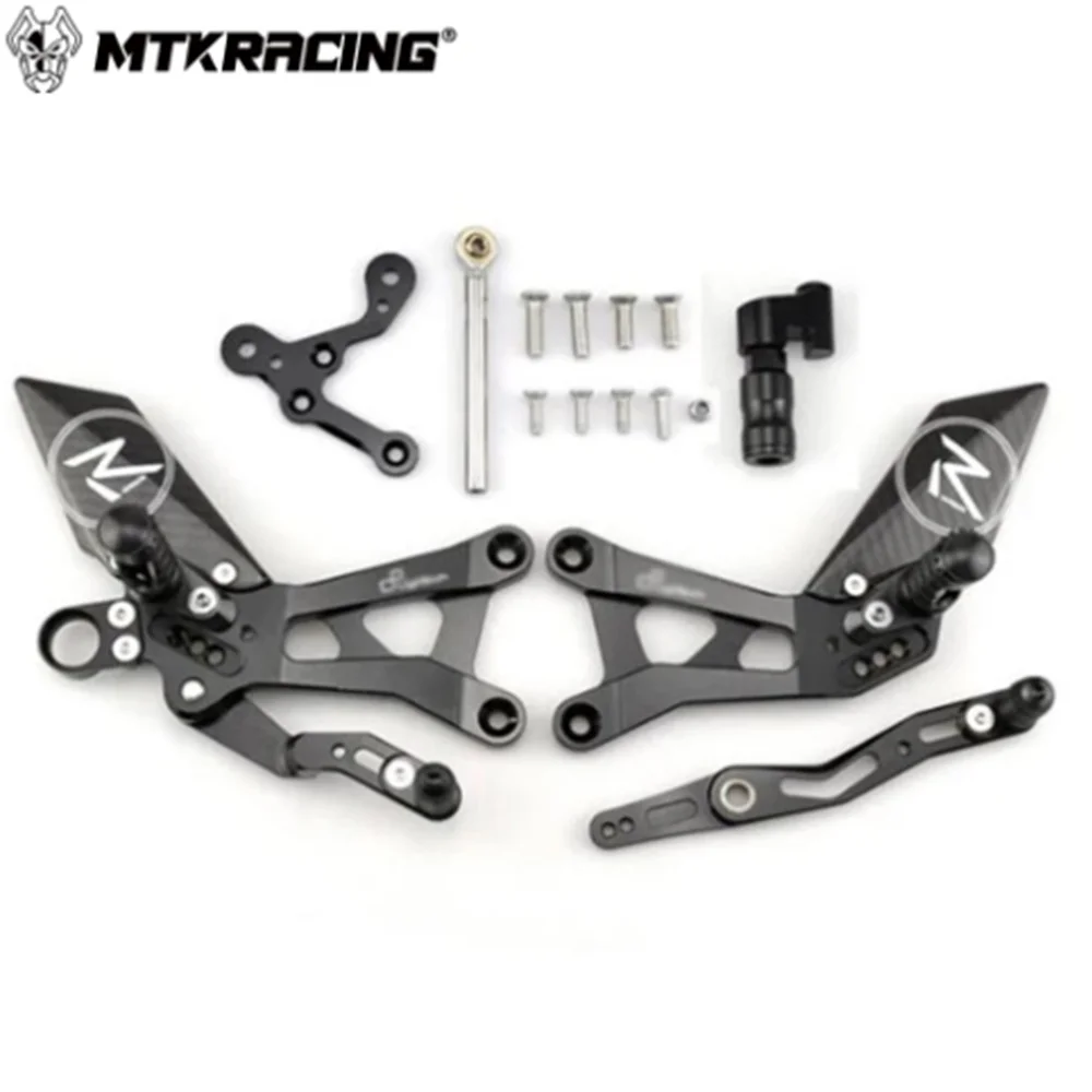 MTKRACING For YAMAHA R6 2015-2024 Step up pedal adjustable rear foot pedal gear lever brake kit