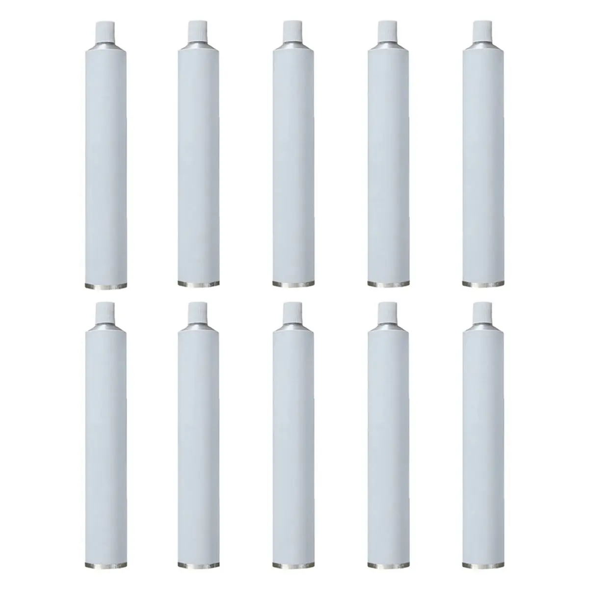 【50% OFF】10-Pack Empty Oil Paint Tubes, Aluminum Tubes with Cap for Various Paints and Creams 50ML
