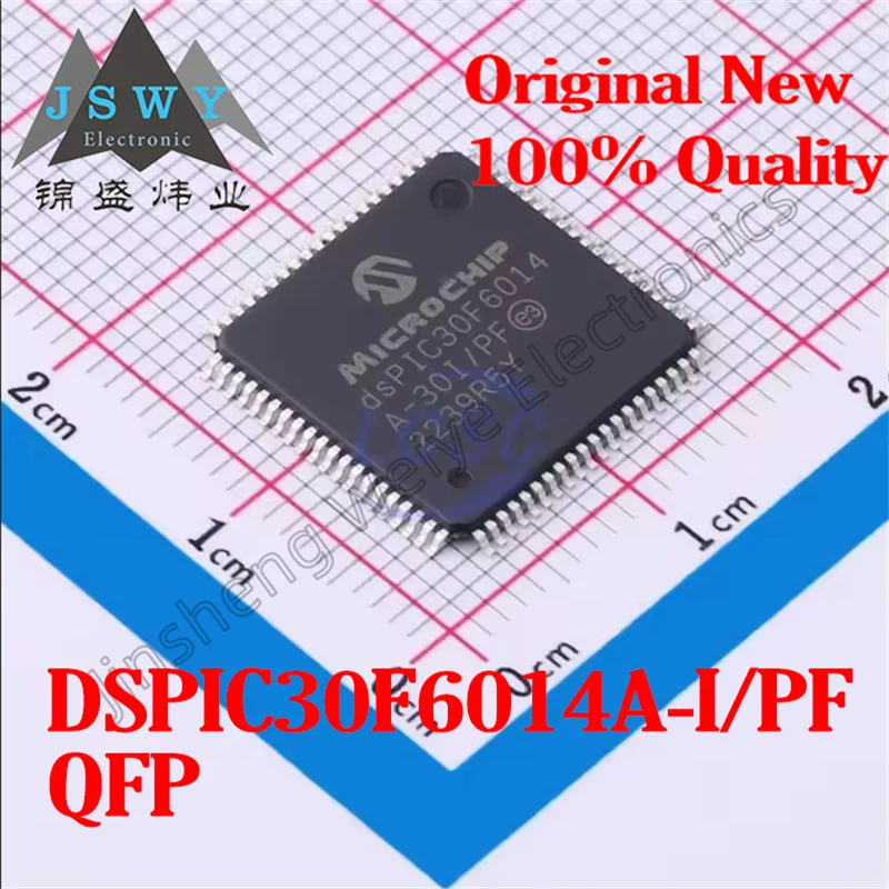 

(1/5pcs) DSPIC30F6014A-I/PF QFP-80/DSPIC30F6014A/MCU chip/New original stock Electronics