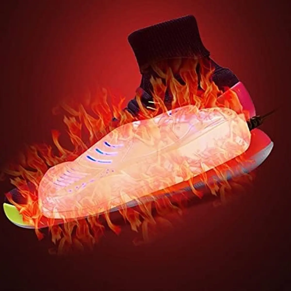 AT33 Electric Shoe Dryer with Timer UseDeodorizer Heat Dehumidifier Foot Warmer Heater for Ski Boots Work Boots A US Plug