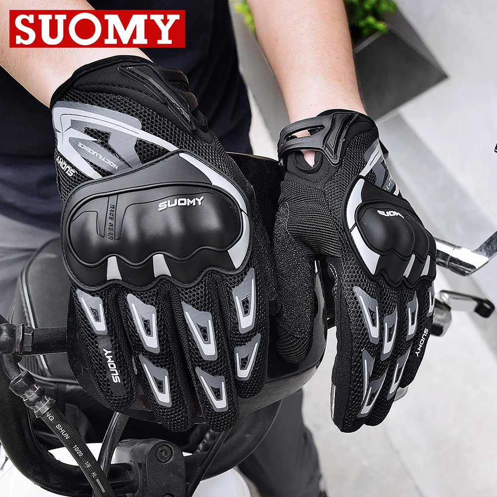 

Summer Motorcycle Riding Gloves Mesh Breathable Motocross Gloves Touchscreen Non-slip Motorbike Gloves Men Women Wear-resistant