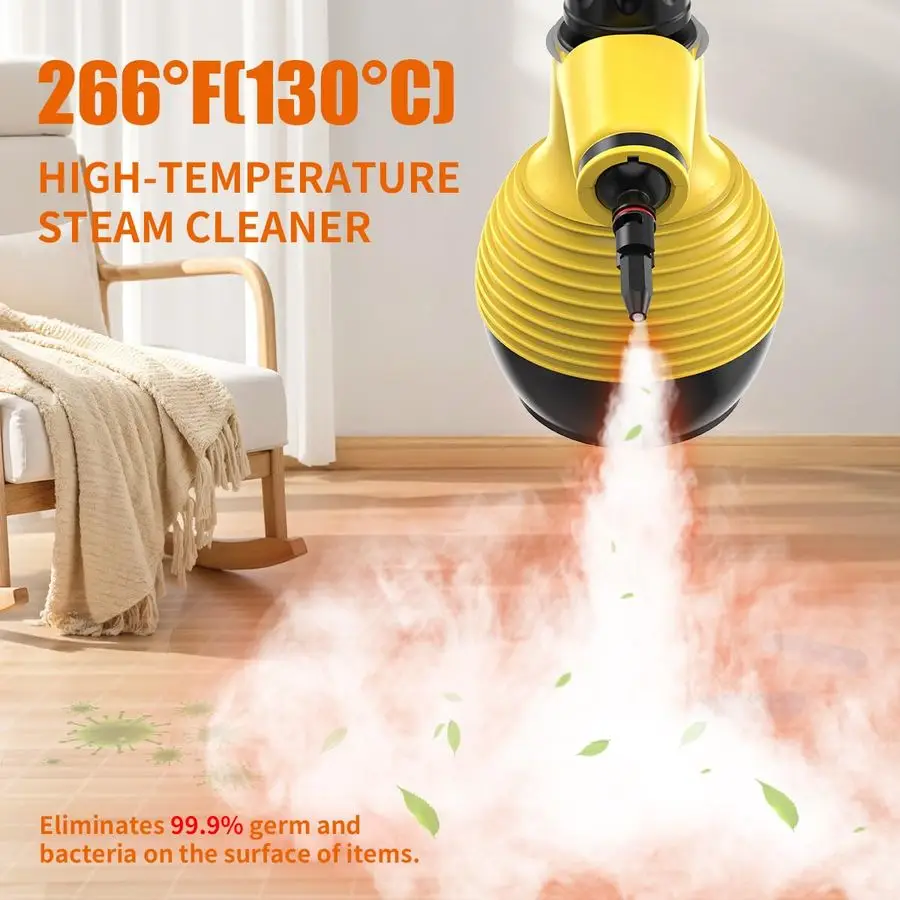 Handheld Steam Cleaner,10 in 1 Handheld Steamer for Home Use with Safety Lock,MultiSurface Steam Cleaner for Home,Bathroom, Clot
