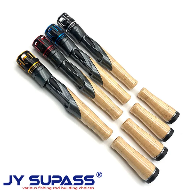 JY SUPASS YSS fishing rod building kit A Cork Handle spinning reel seat Fishing Rod Building Repair, DIY Components