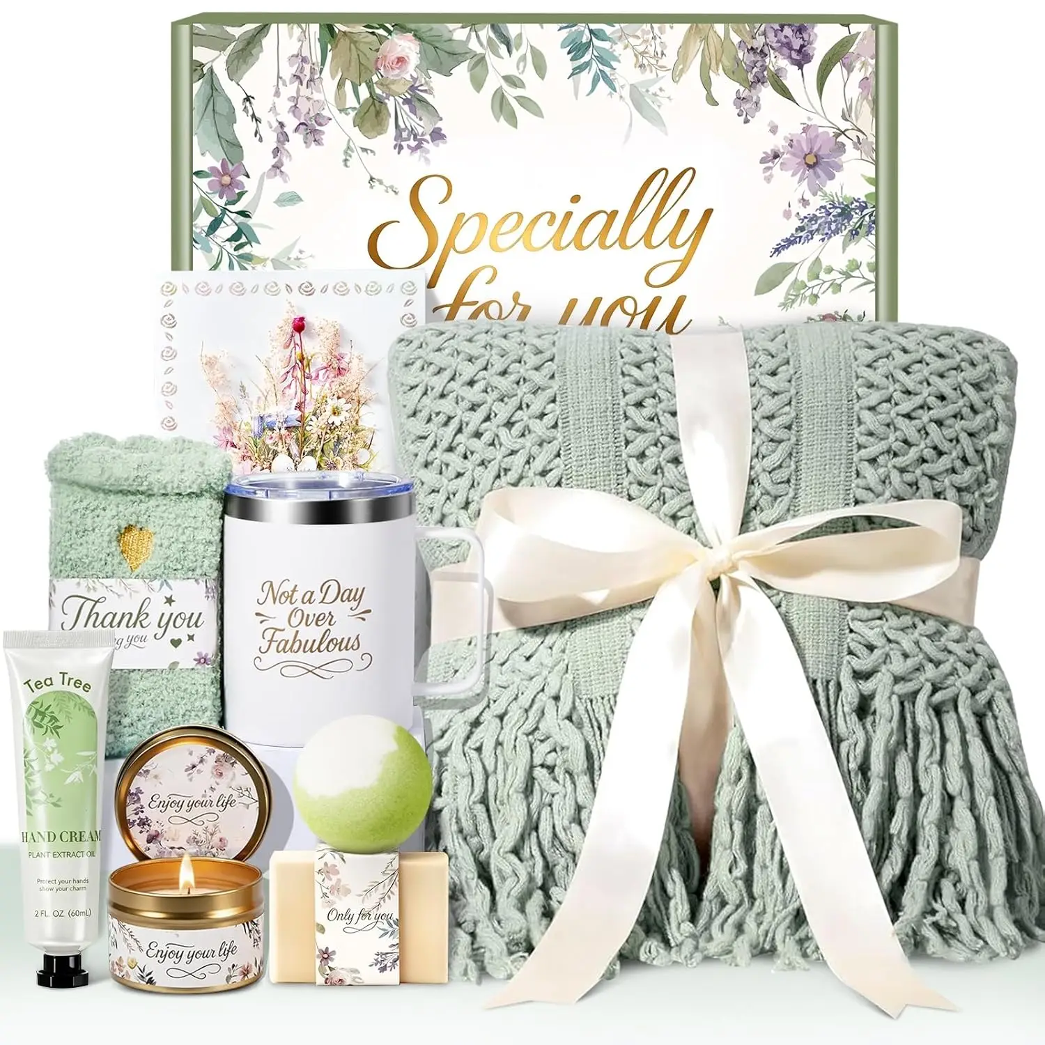 

Spa Care Birthday Gifts for Women, Valentine's Day Presents for Her, Get Well Soon Gift Baskets