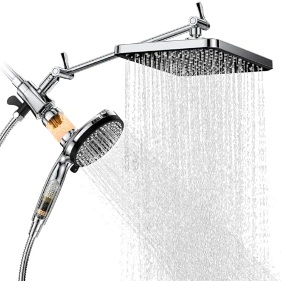 

Душевая система высокого давления с магнитным фильтром и съемной ручной лейкой, 10 режимов, 12 режимов режима дождя