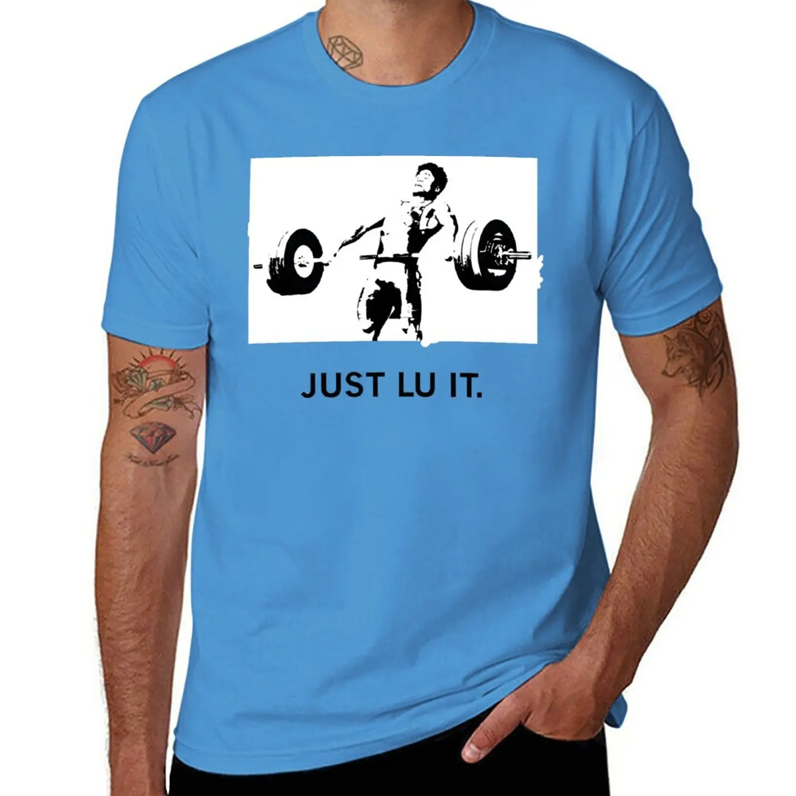 

New Lu Xiaojun - Just Lu It T-Shirt tops funny t shirt t shirt man Short sleeve tee men