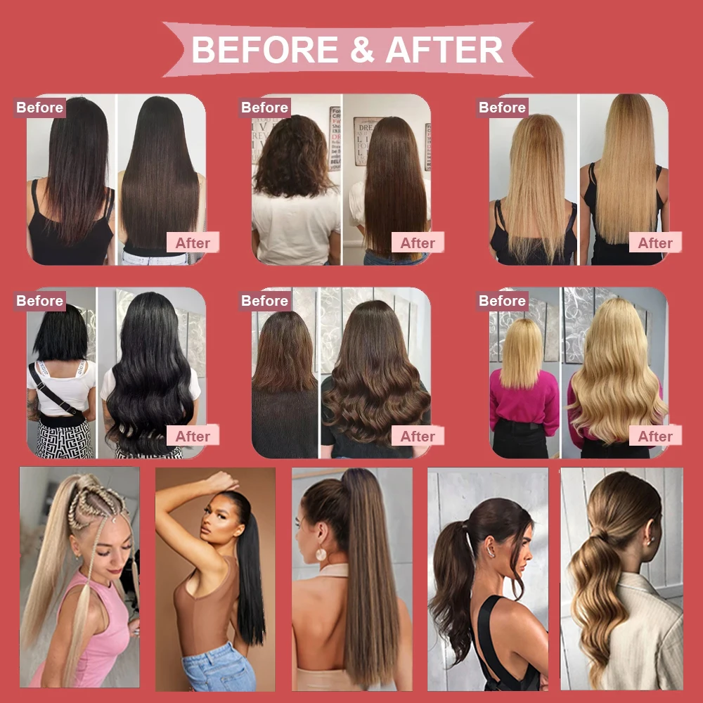 8 Uds. Extensiones de cabello con Clip marrón Chocolate, Clip de encaje Remy liso en extensiones de cabello humano para mujeres, cabello con Clip de 12-18 pulgadas