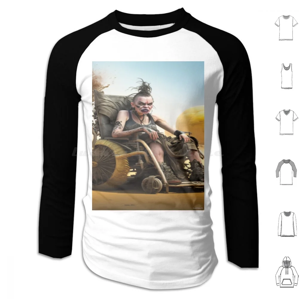 Mad Max : Fury Road Hoodies Long Sleeve Mad Max Mad Max Fury Road Fury Road Immortan Joe Retro Eleven War Boys Tom Hardy