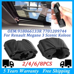 2/4/6/8PCS Sunroof Slider Repair Clips Fits For Renault Megane 3 Scenic Koleos Auto Part 918066133R 7701209744 Car Accessories