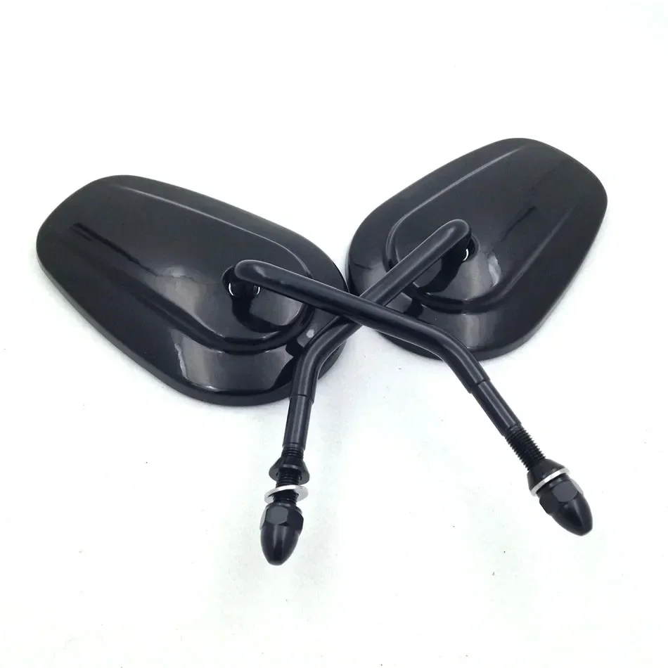 Motorcycle Custom Big Size Mirrors for 1982-Later Harley Touring Road King Cruiser / Chopper / Custom Bike with (8mm) thread