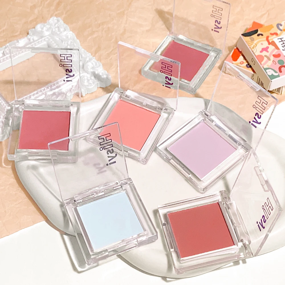 บลัชออนแป้งโมโนโครมความอิ่มตัวต่ํา, ไบรท์แมท, ไฮกลอสเฟซสดใส, สีพอง, แต่งหน้าจากธรรมชาติอ่อนเยาว์, น้ํา