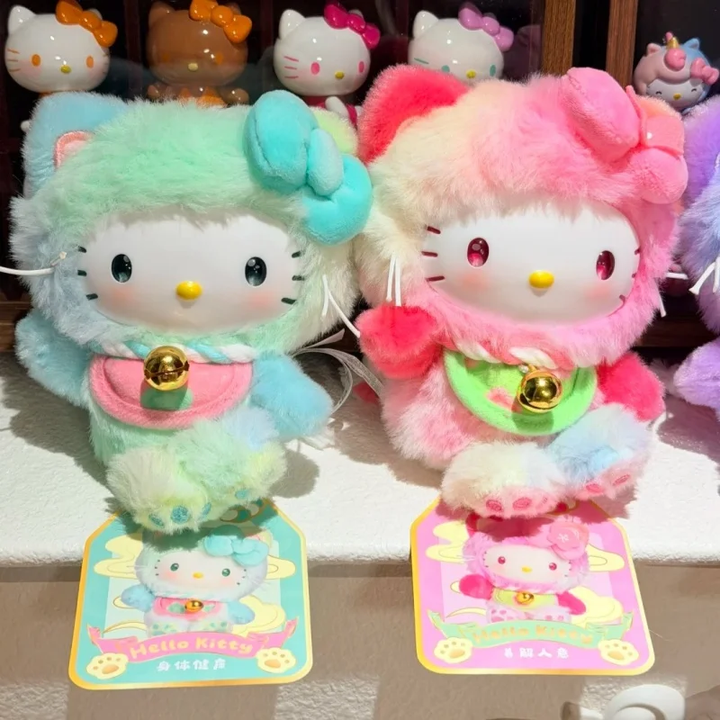 

Moetch Authentic Sanrio Hello Kitty Meow Blessing Mini Blind Box Cute Plush Vinyl Trendy Toy Bag Pendant New Year Gift For Fans