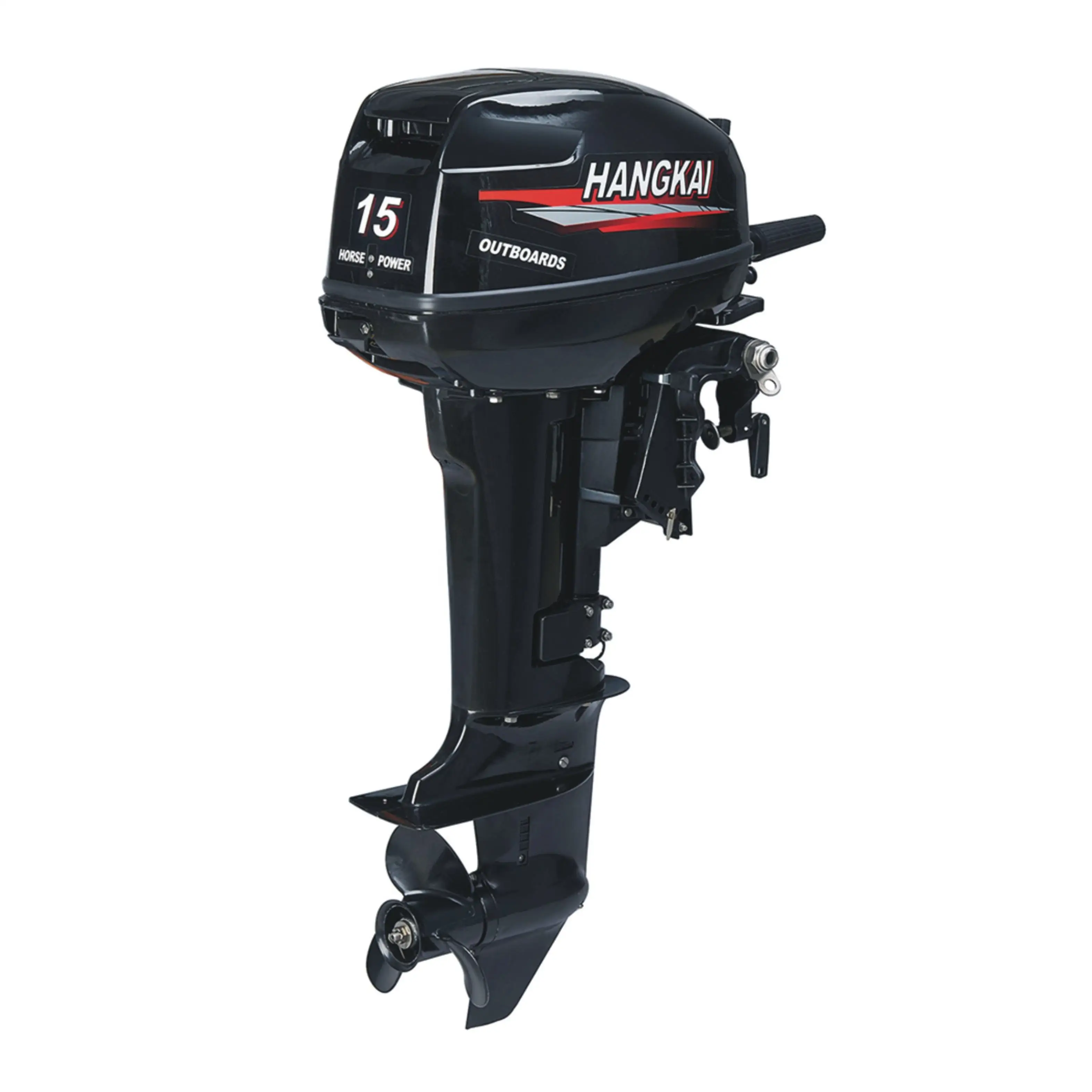 

DDP shipping Boat Engine HANGKAI 2 Stroke 15 HP Outboard Motor trolling motor for Small Boat Factory Price