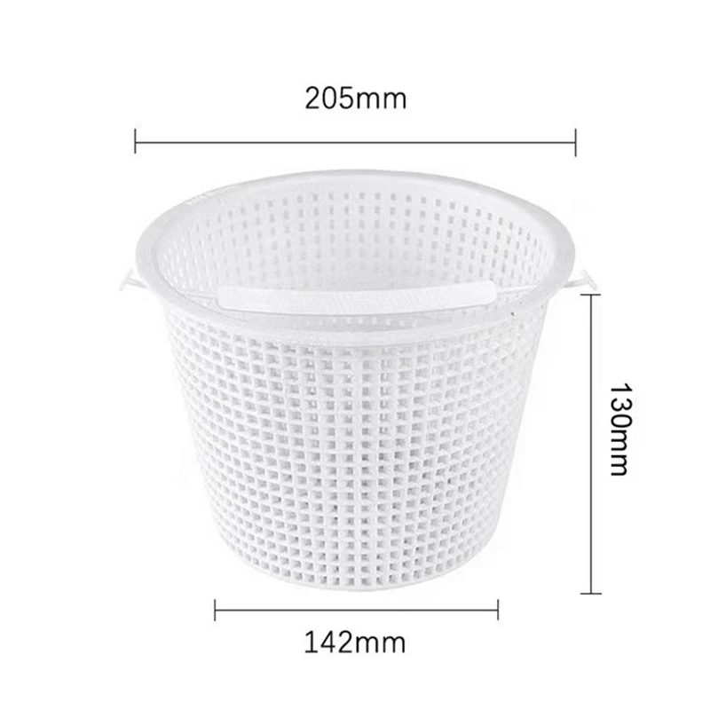 ABNO-1070 Skimmer Replacement Basket For Hayward Pool Skimmer 8Inch Top 5.5Inch Bottom 5Inch Depth