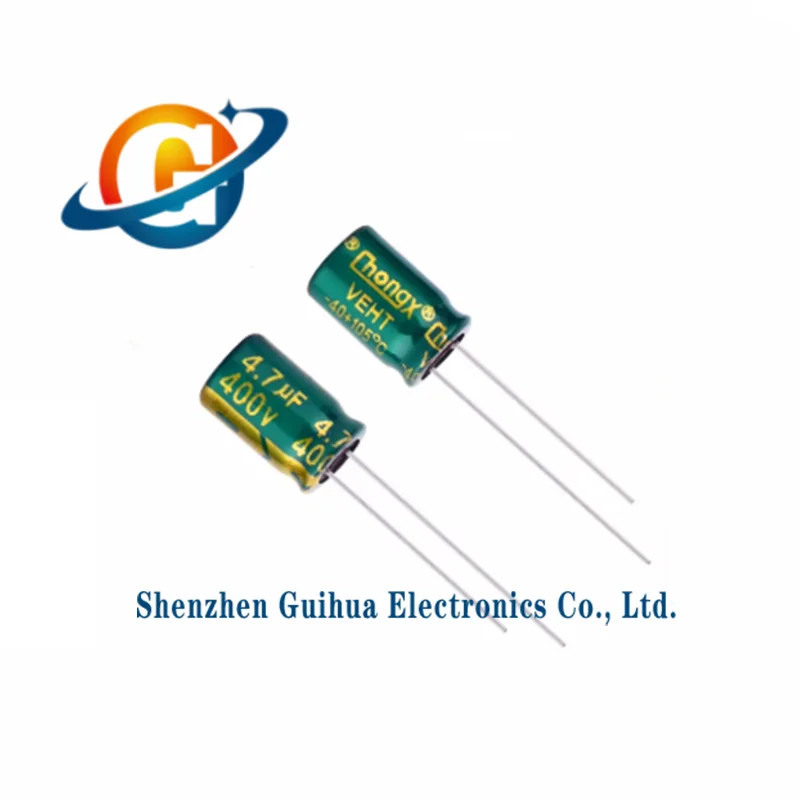20pcs 400V4.7UF high-frequency low resistance long life LED switch power supply electrolytic capacitor 4.7UF400V 8X12MM