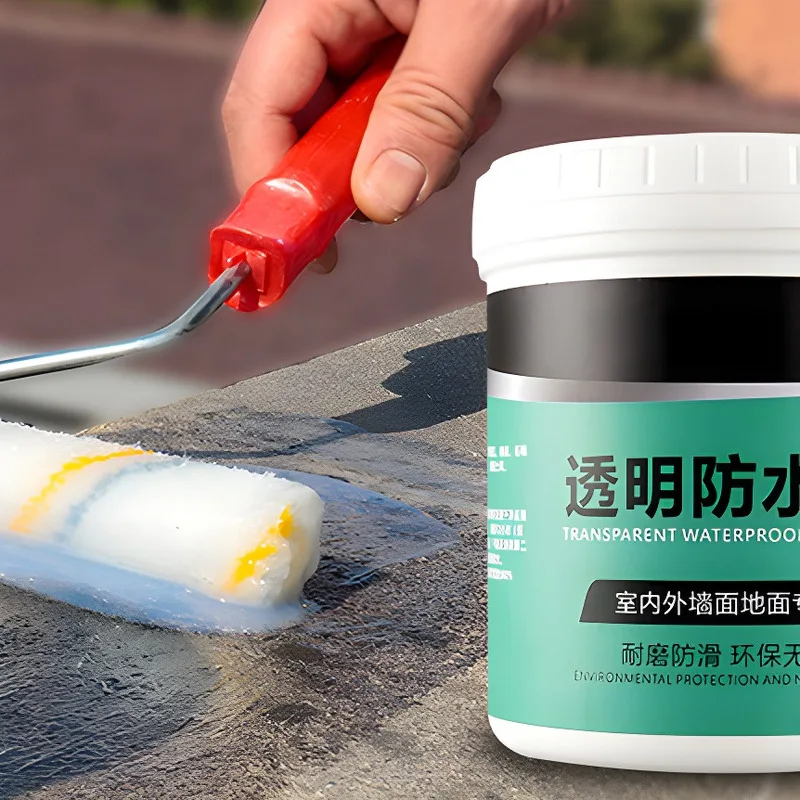 Transparent Waterproof Glue Exterior Wall Roof Leak Repair Glue Floor Waterproof Material Barrel