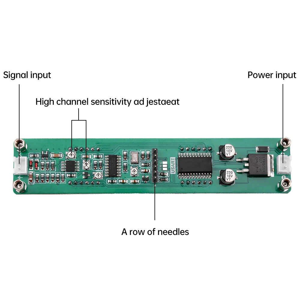 Compteur de fréquence de Signal RF 0.1MHz ~ 1200MHz 1.2GHz, testeur de cymomètre, Tube LED 8 bits rouge/vert/bleu