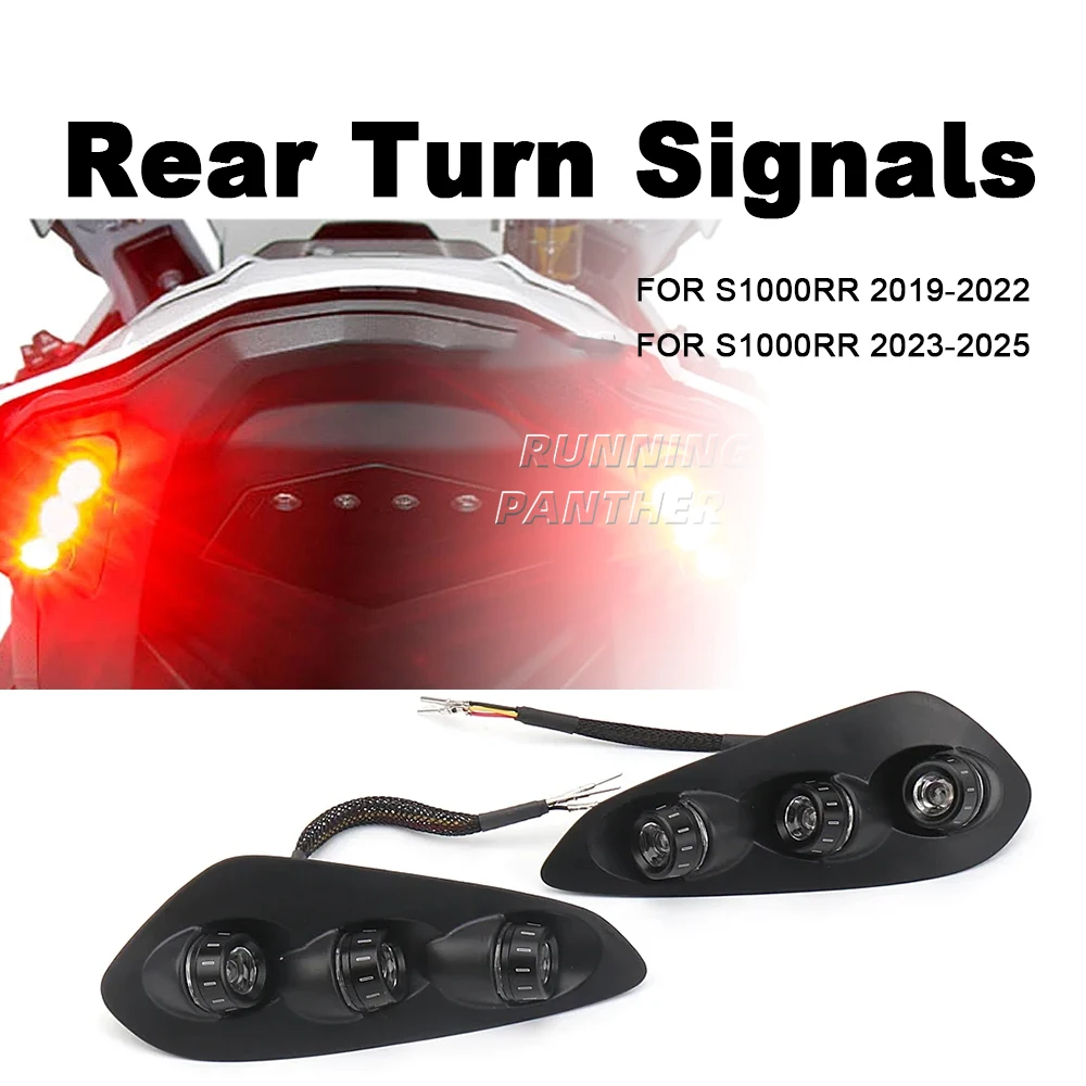 

For BMW S1000RR s1000rr s1000 rr 2019-2022 2023-2025 Motorcycle Accessories Turn Signal Indicator Light Black/Red/Blue