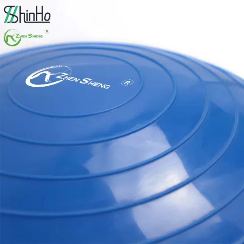 YTYIN Wholesaler Eco Friendly Non Slip Safe Texture Point Customized Training Exercise Half Balance Ball
