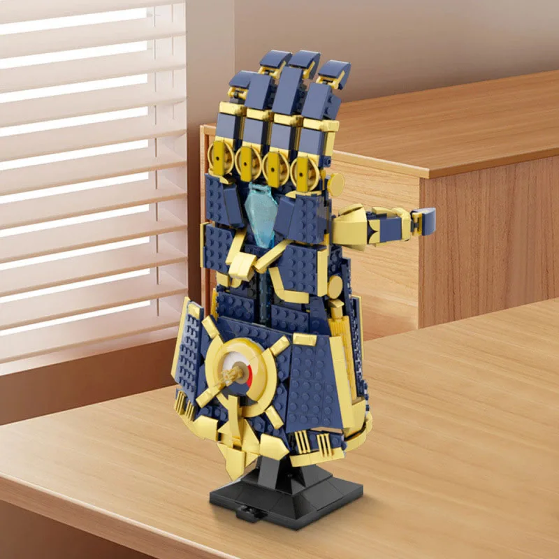 

776PCS MOC Arcane Vi's Atlas Gauntlet Building Blocks Model High Tech Vi's Atlas Gauntlet Bricks Assembly Toys Kids DIY Gifts