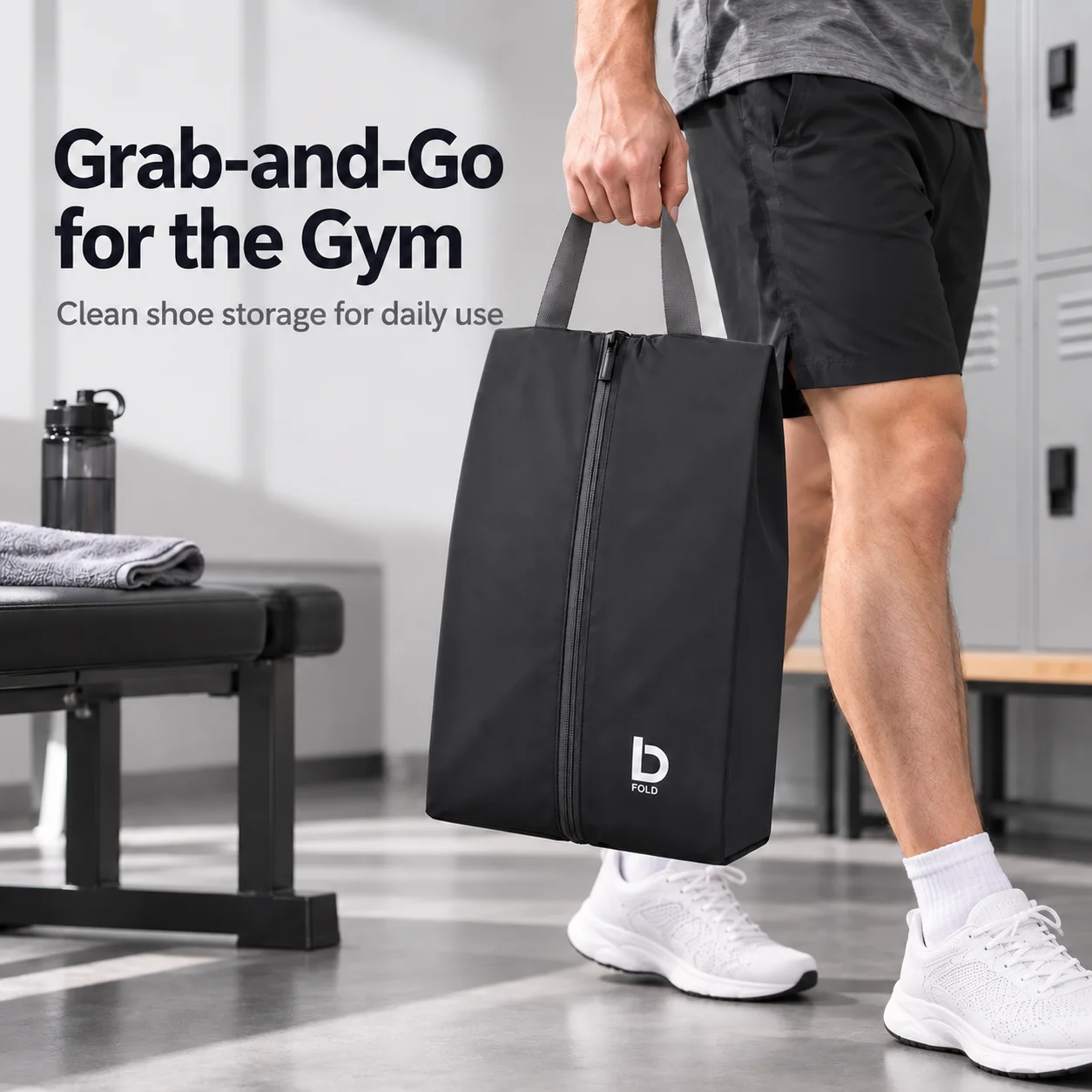Travel Shoe Storage Bag Polyester Large Capacity Zipper Dust Protective Portable Organizer for Gym Trips Luggage Home Daily Use