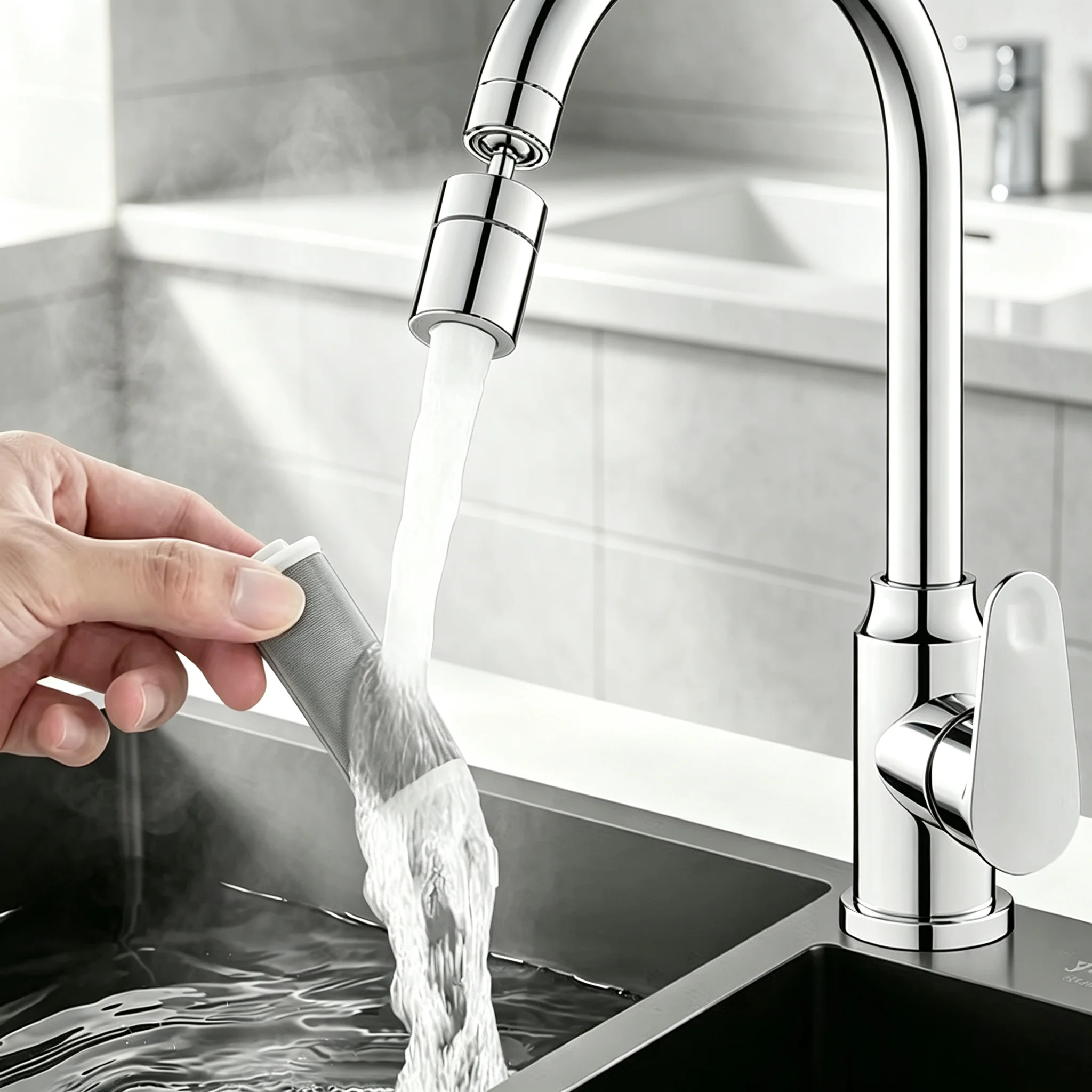 Water Inlet Pre-filter Household Tap Water Anti-scale Purifier for Water Heater Washing Machine Shower Head