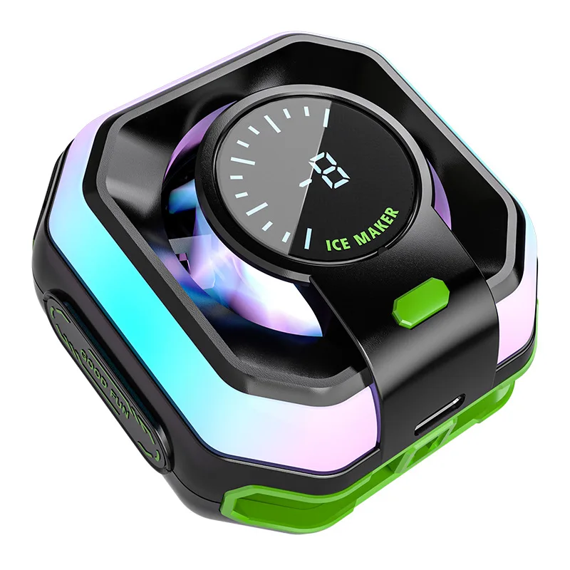 

Кулер для мобильного телефона, Магнитный полупроводниковый охлаждающий вентилятор, Радиатор с цифровым дисплеем для телефона, Игровой кулер