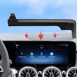 For Mercedes Benz A B CLA GLA GLB EQA EQB Class Dashboard Mount GPS Phone Holder Screen Fixed Clip Clamp Stand In Car Accessorie