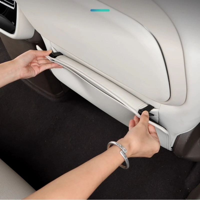For BYD DENZA N8L Rear seat anti kick pad protection special storage bag automotive interior supplies