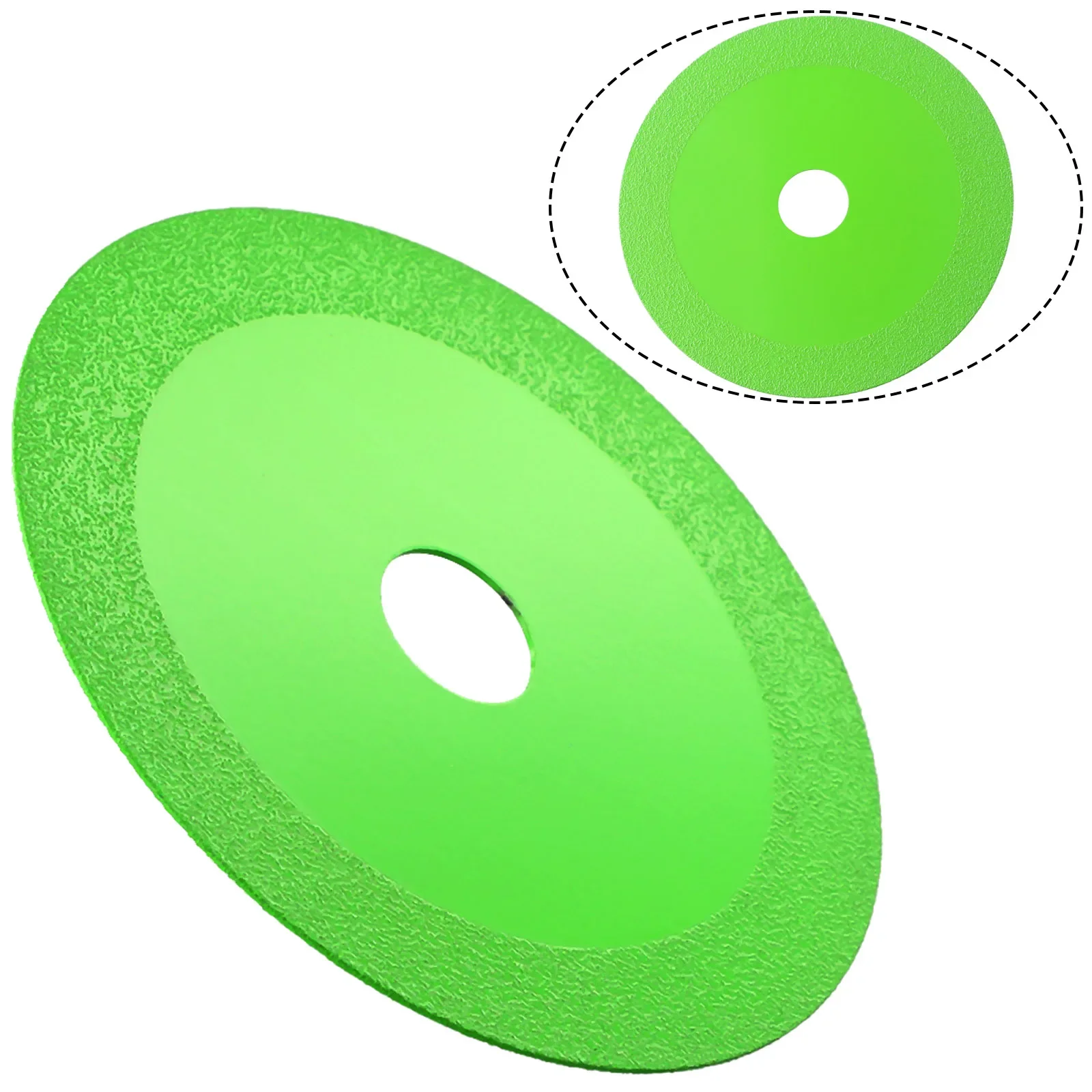 Disco de Diamante de corte de vidrio de 1 piezas, 115/125mm, orificio de 22,23mm para mármol, azulejo de cerámica, Jade, hoja de molienda, accesorios de herramientas eléctricas