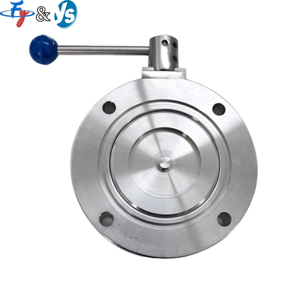 

Manual High Vacuum Butterfly Valve 304 Stainless Steel Carbon Steel Sanitary Clamp Butterfly Valve With Clamp Flange
