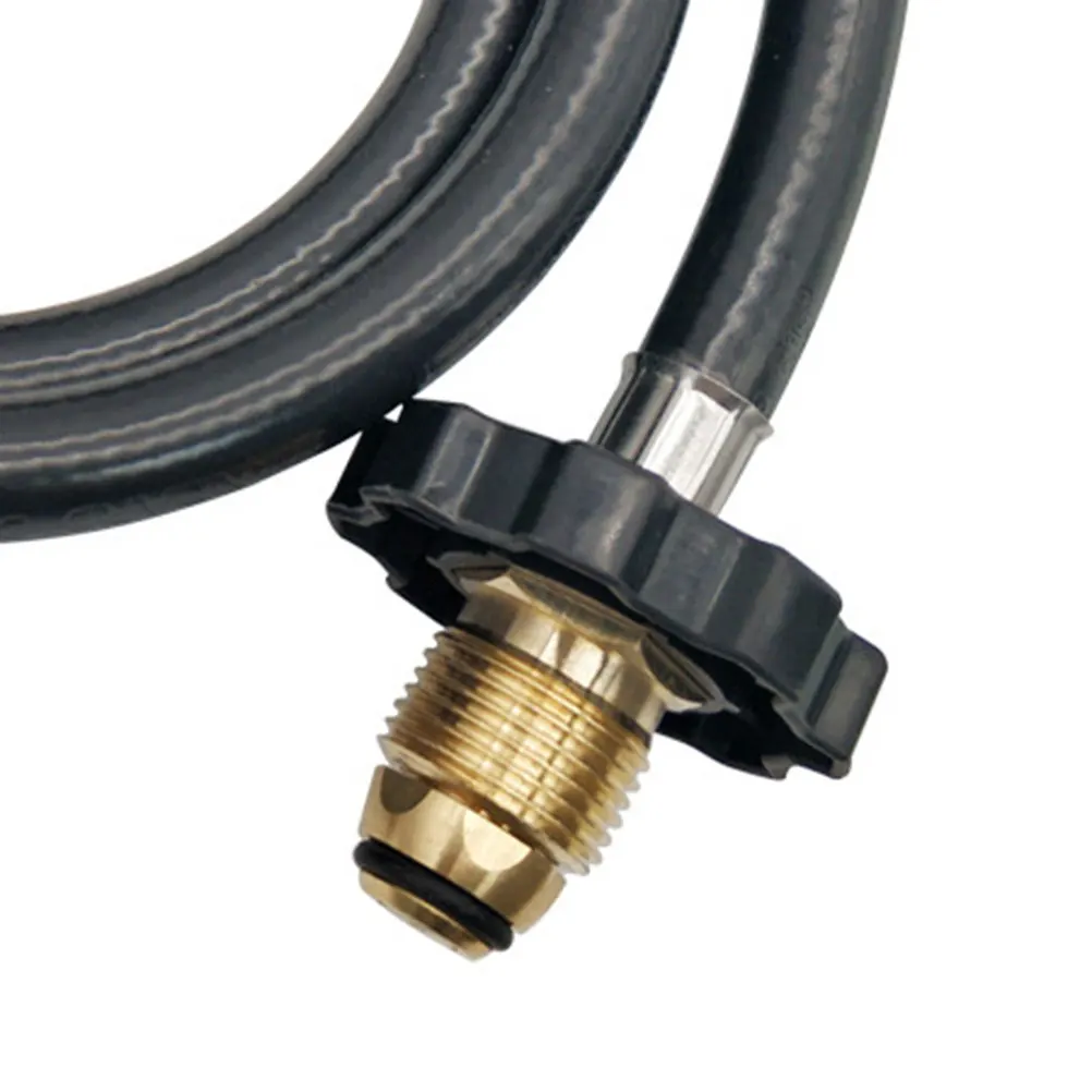 Double Sided Propane Refill Adapter Stove Gas Hose for Flat Tank Gas Transfer Outdoor Travel Hiking Backpacking Fishing 20Lb 6