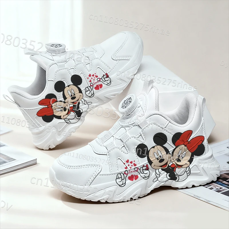 

Mickey Minnie Mouse Cartoon Pattern Printed Children Shoes for Boys Girls High Quality Arch Support Comfortable Sneakers Gift