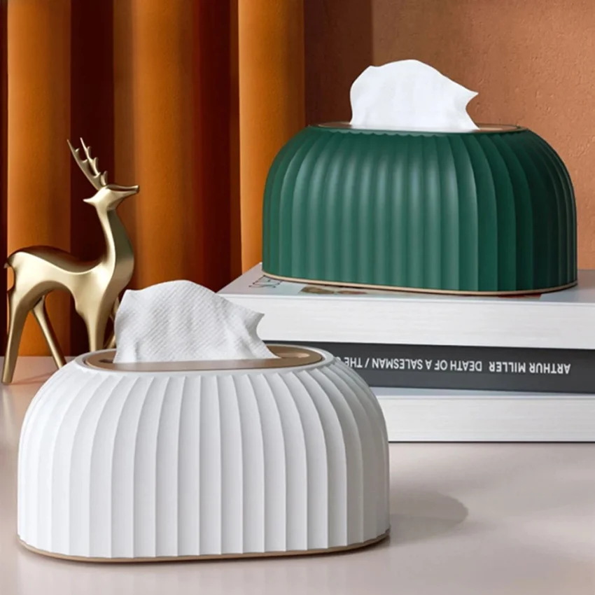 1 Piece Of Household Extraction Paper Box With Spring High Appearance Level Light Luxury Living Room Desktop Tissue Box