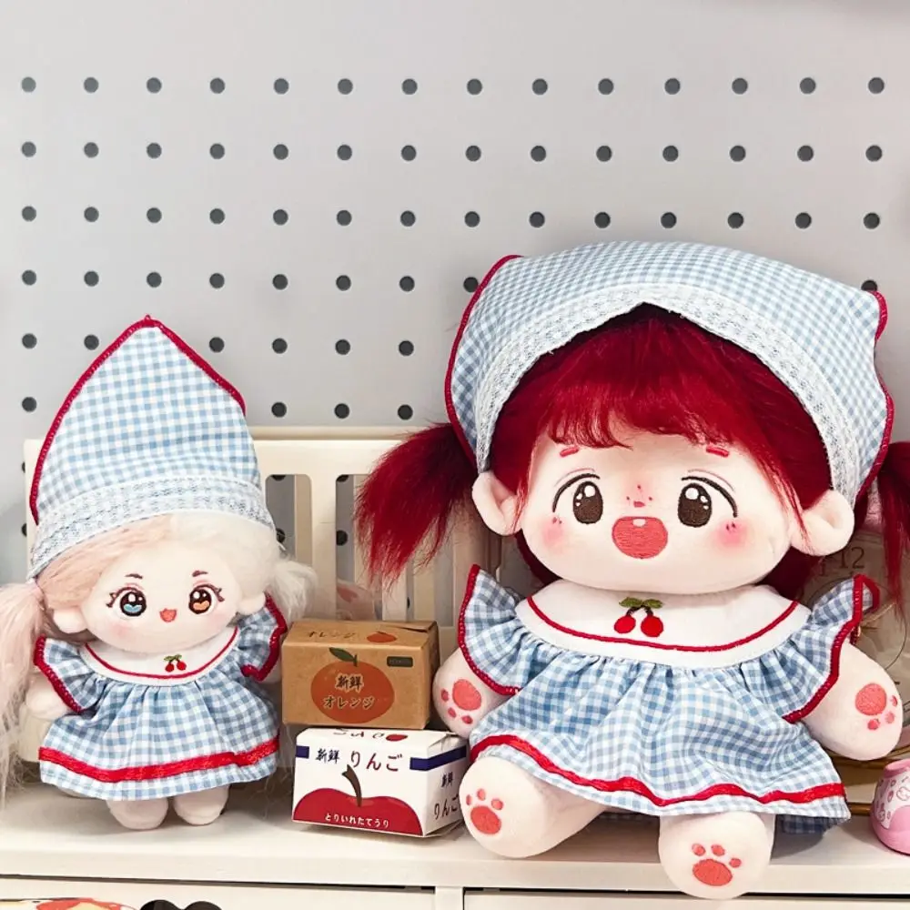 Suitable for 20cm Cotton Doll Changing Set Clothes Stuffed toy Doll's Lolita Skirts and Headwear Set Accessories