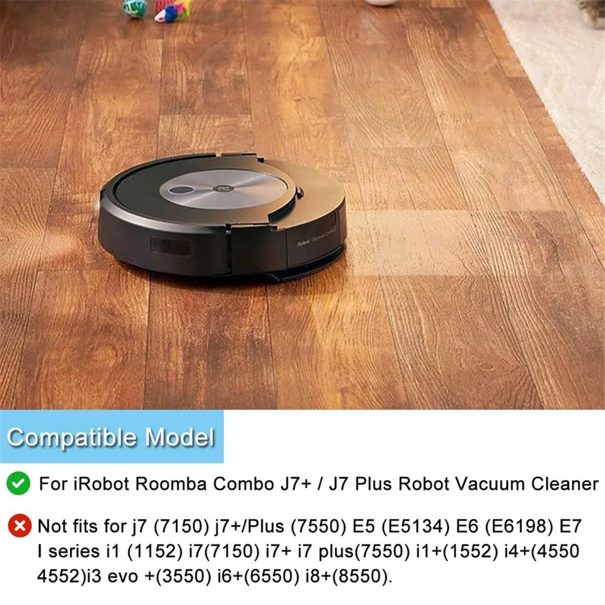 IRobot Roomba Combo j7/j7 Plusロボット掃除機交換部品、メインサイドブラシ、フィルター、モップ、アクセサリー