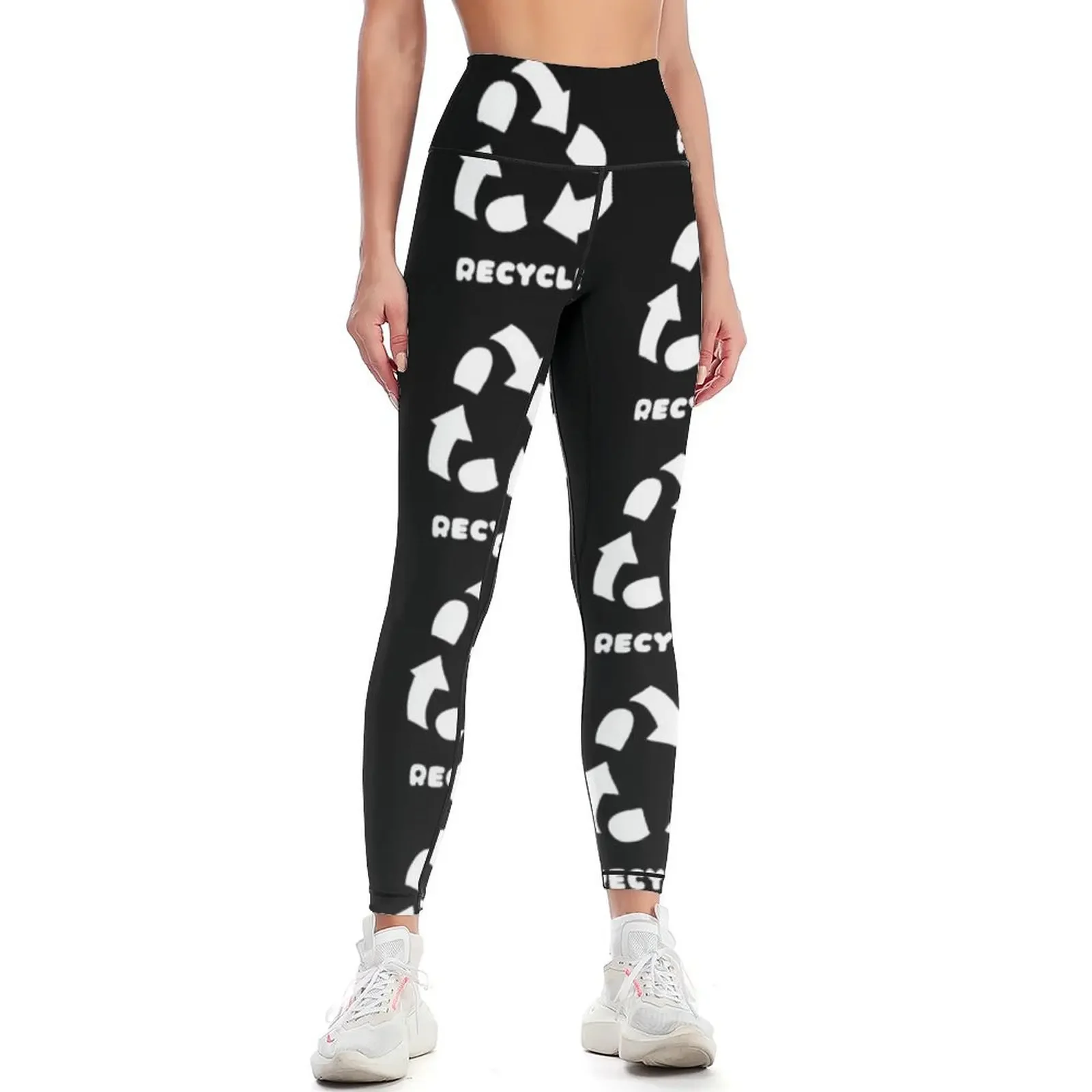 

Recycle(Black) Leggings Fitness clothing workout shorts legging gym sports for Womens Leggings